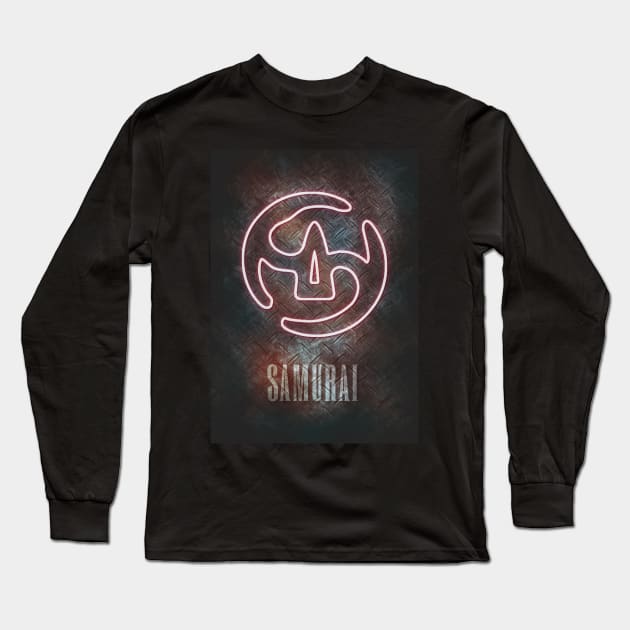 Samurai Soul Crystal FFXIV Long Sleeve T-Shirt by AshnoAlice